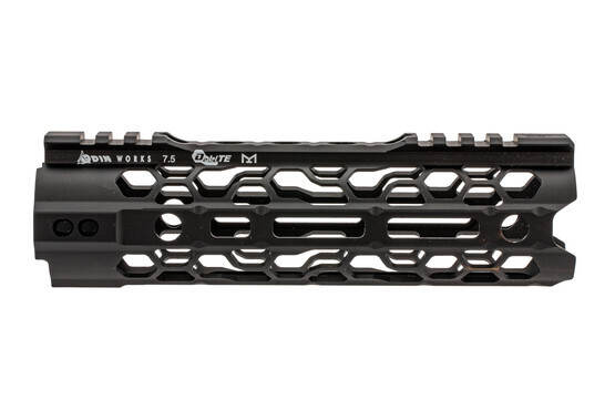 The Odin Works O2 Lite 7.5 inch Handguard features a black anodized finish